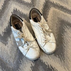 Golden Goose white with black Size 39.